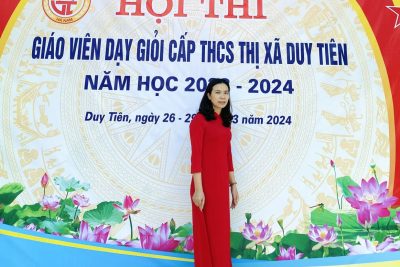 Trường THCS Đồng Văn tham dự Hội thi giáo viên dạy giỏi cấp Thị xã