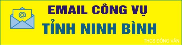 EMAIL CÔNG VỤ TỈNH NINH BÌNH