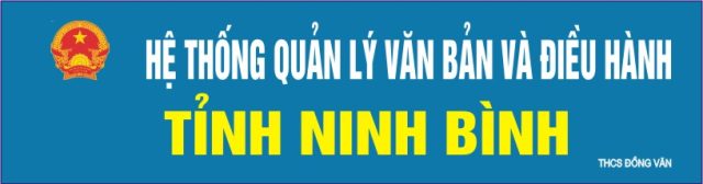 HỆ THỐNG QL VĂN BẢN TỈNH NINH BÌNH